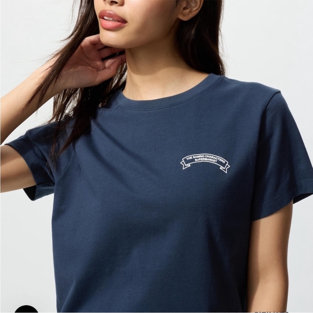 NWT Sanrio Uniqlo navy tee shirt woman’s XS